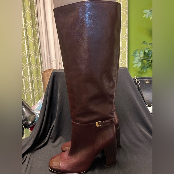 Tory Burch Women's Tall Banana Heel Boots excellent condition size 9 - Picture 8 of 16